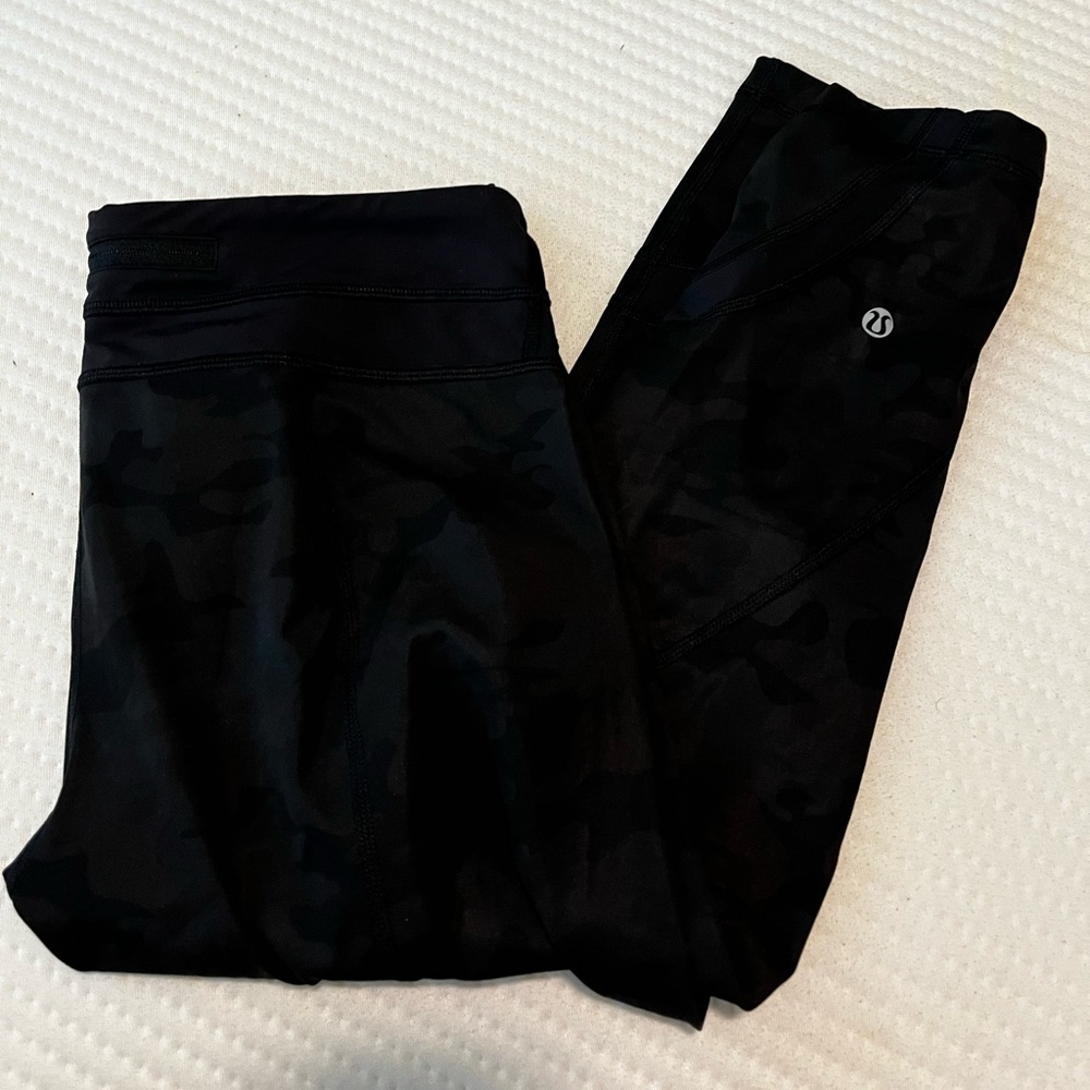 lululemon athletica Black Camo Leggings